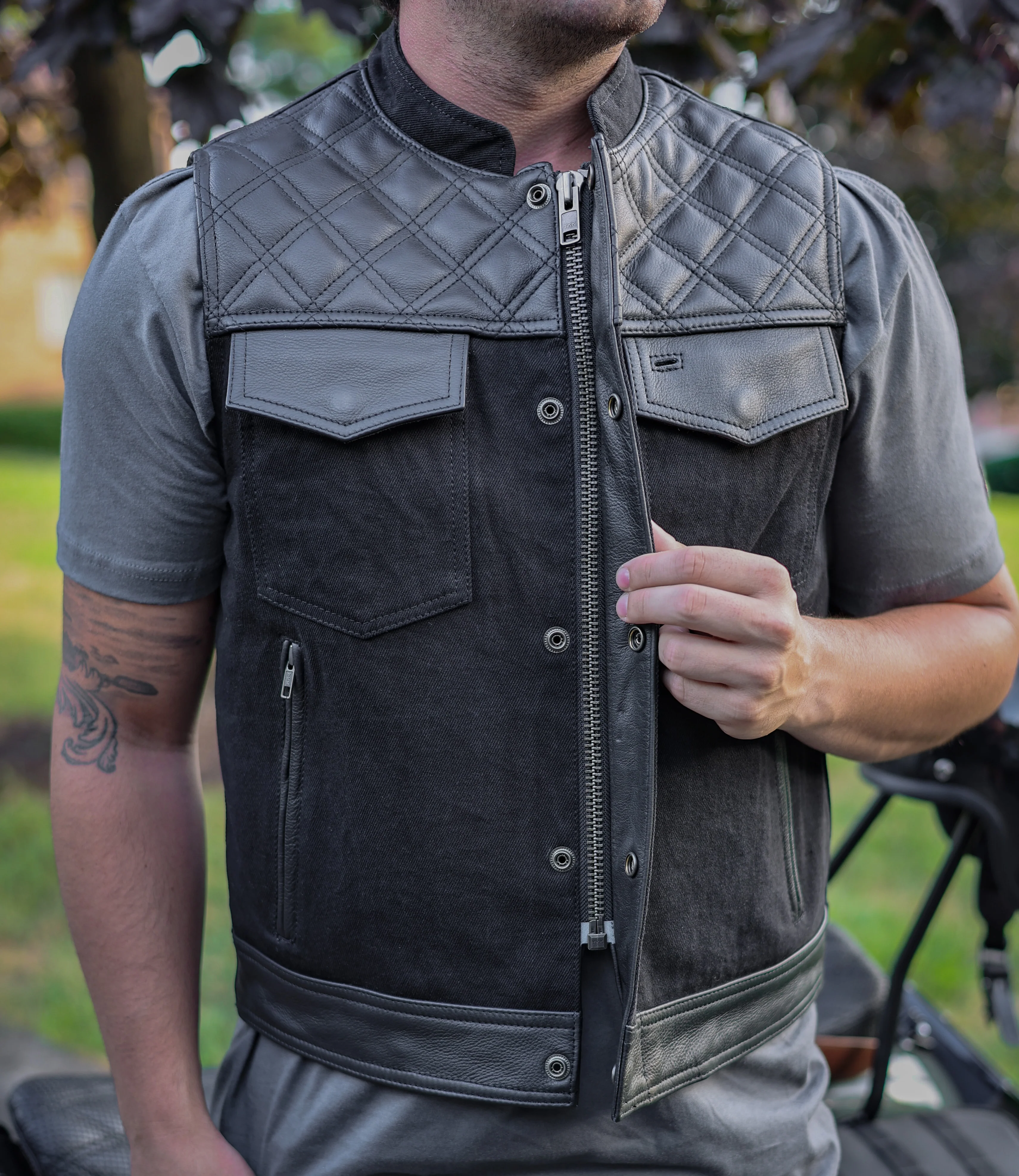 SHORTIE VEST | PHANTOM (Final Sale) - Image 3